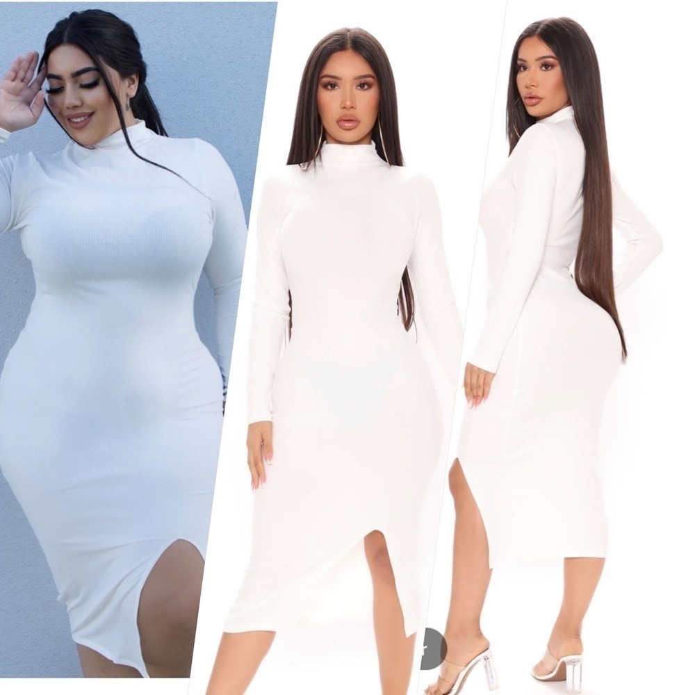 Final Price*FASHION Nova Happy Hour Feels Midi Dress. Size 2X. P